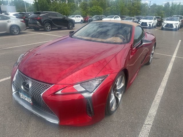 Used 2021 Lexus LC 500 with VIN JTHKPAAY7MA100125 for sale in Maplewood, Minnesota