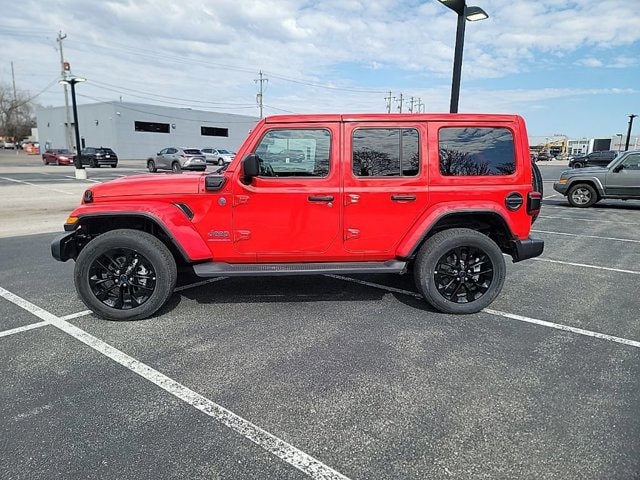 Used 2025 Jeep Wrangler 4xe Sahara 4XE with VIN 1C4RJXP67SW578037 for sale in Glendale, WI