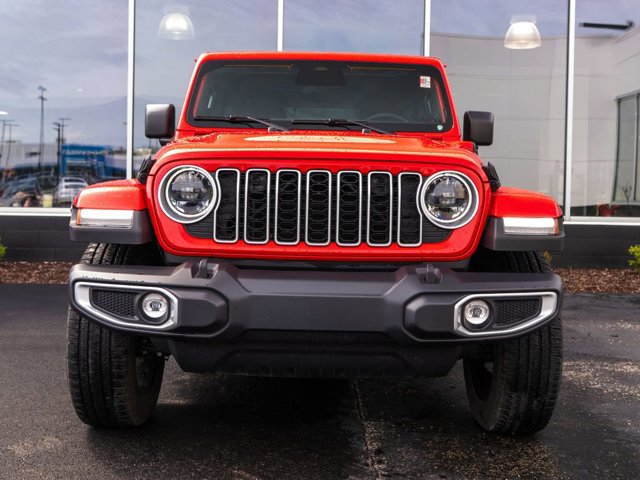 Used 2025 Jeep Wrangler 4xe Sahara 4XE with VIN 1C4RJXP67SW578037 for sale in Glendale, WI