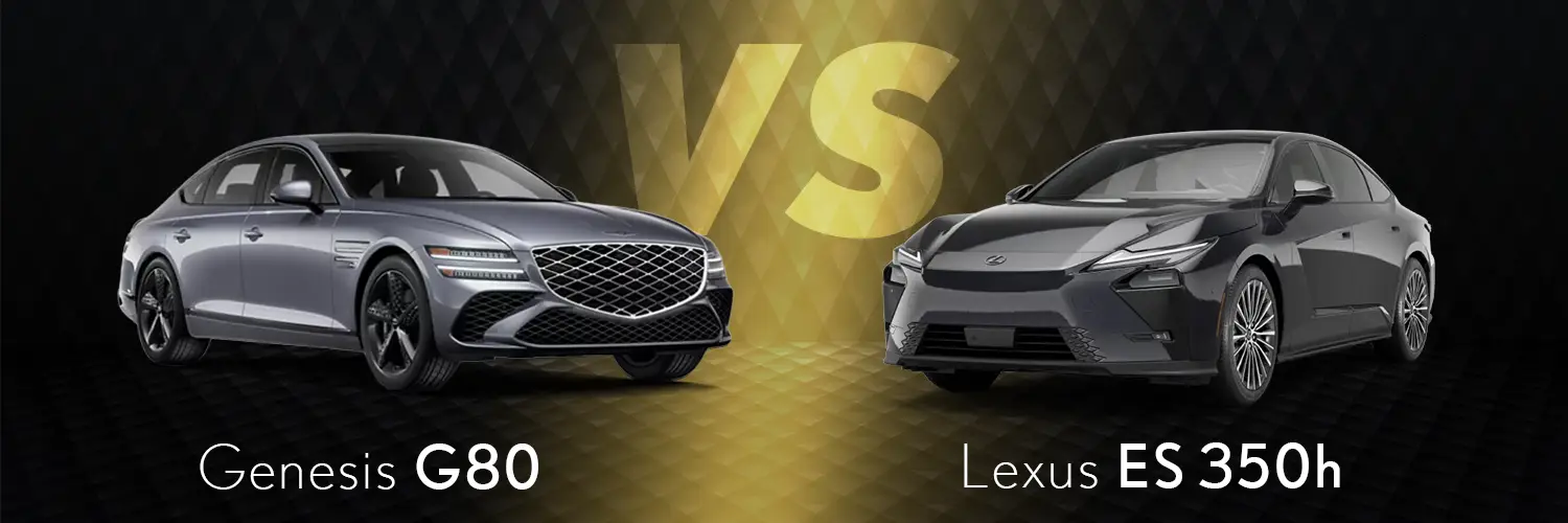 lexus es 250 vs genesis g80 comparison