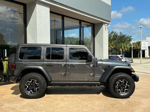 Used 2022 Jeep Wrangler Unlimited Rubicon 4XE with VIN 1C4JJXR65NW160171 for sale in Jacksonville, FL