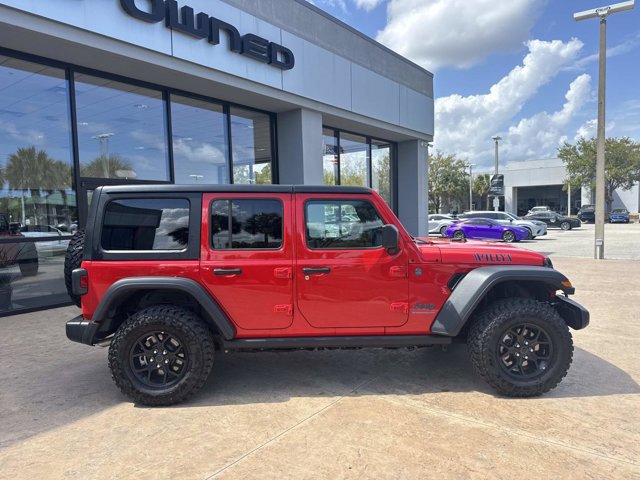 Used 2025 Jeep Wrangler 4xe Willys 4XE with VIN 1C4RJXN69SW585994 for sale in Jacksonville, FL