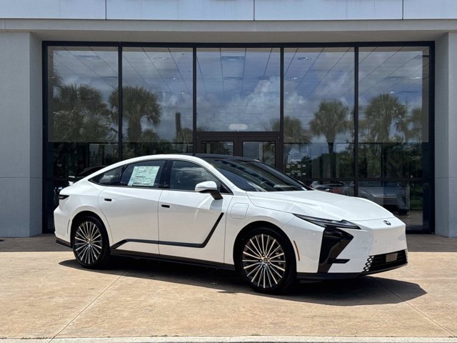 Ultra White 2026 Lexus ES EV Sedan Front-Wheel Drive 1-Speed Automatic