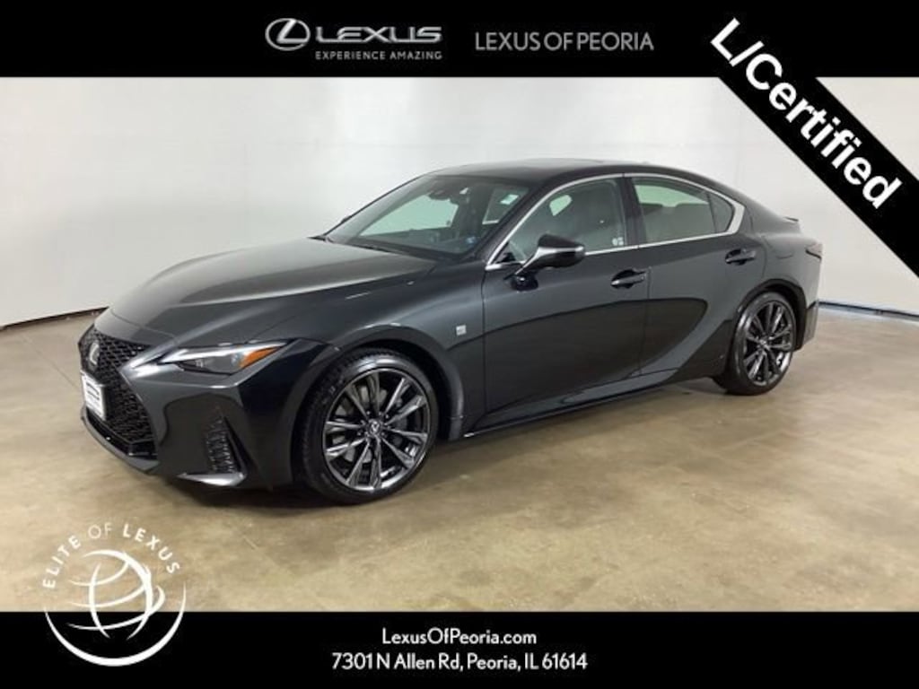 Certified 2025 Lexus IS 350 F SPORT DESIGN AWD SEDAN