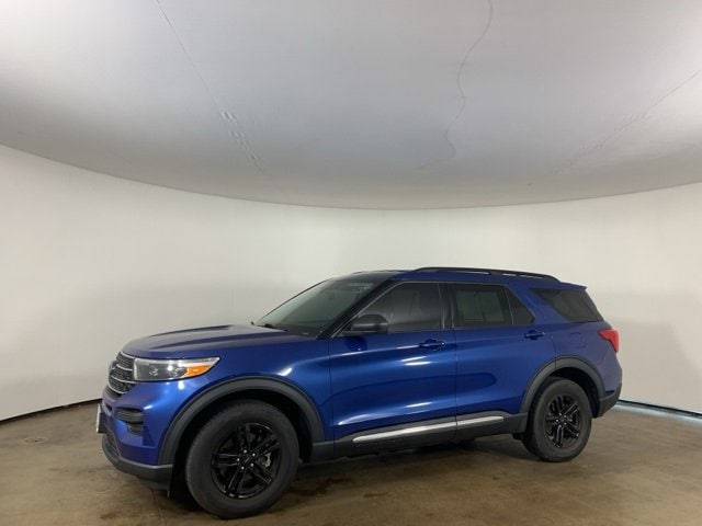 Used 2022 Ford Explorer XLT with VIN 1FMSK8DH5NGA66345 for sale in Peoria, IL