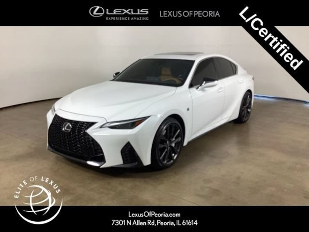 Certified 2025 Lexus IS 350 F SPORT DESIGN AWD SEDAN