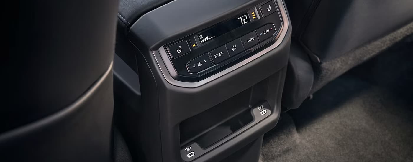 Rear seating temperature buttons in a 2026 Lexus&nbsp; TX