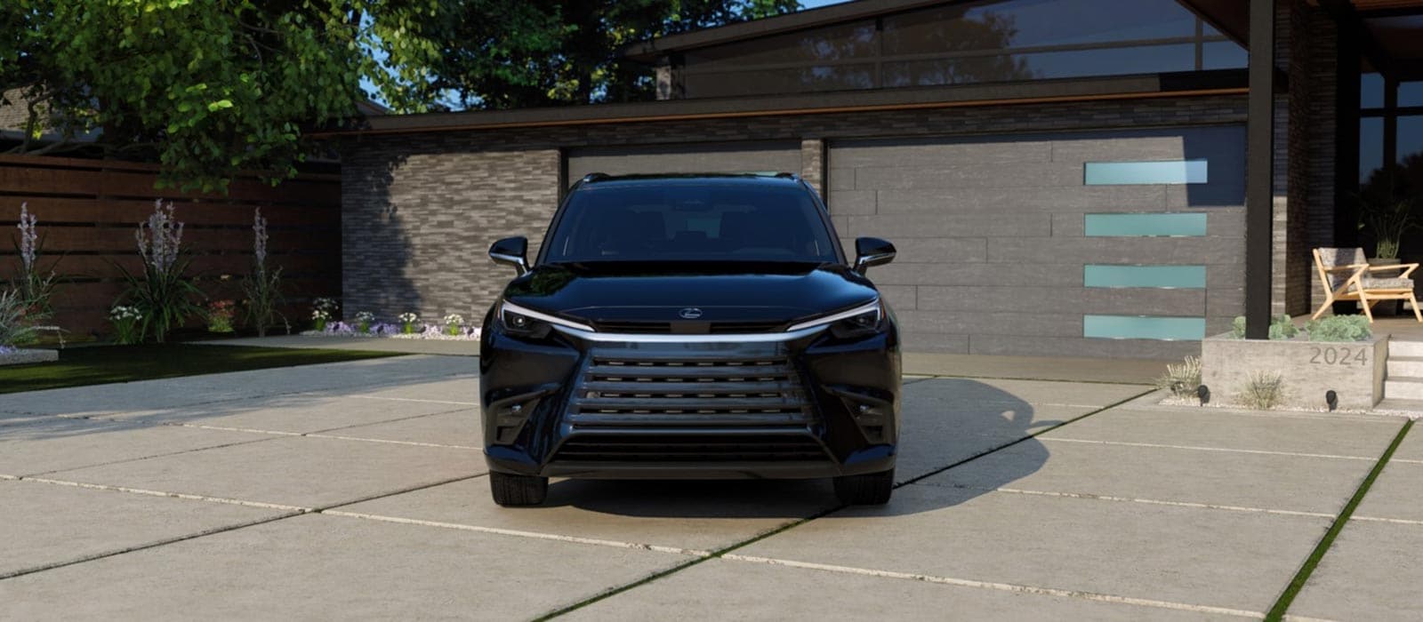 2025 Lexus TX parked in a driveway