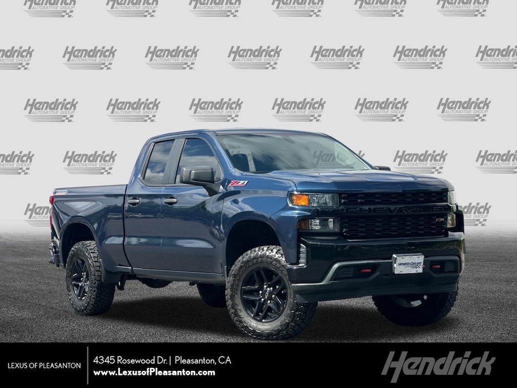 Used 2019 Chevrolet Silverado 1500 Custom Trail Boss 4WD Double Cab Truck Double Cab