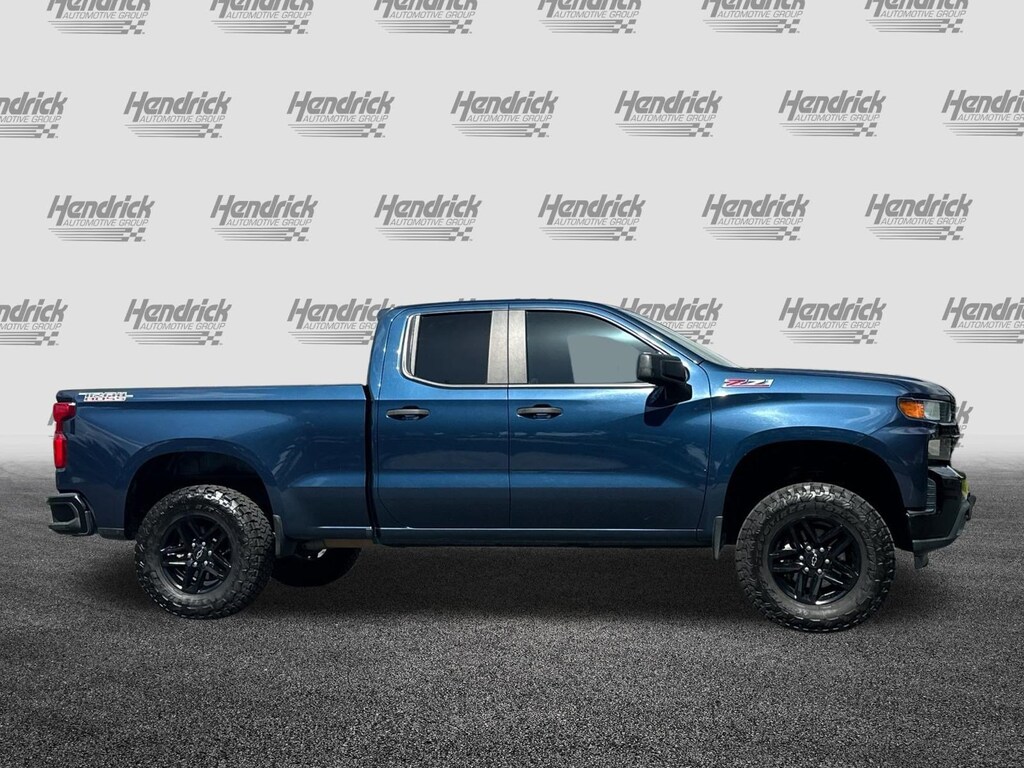Used 2019 Chevrolet Silverado 1500 Custom Trail Boss 4WD Double Cab Truck Double Cab