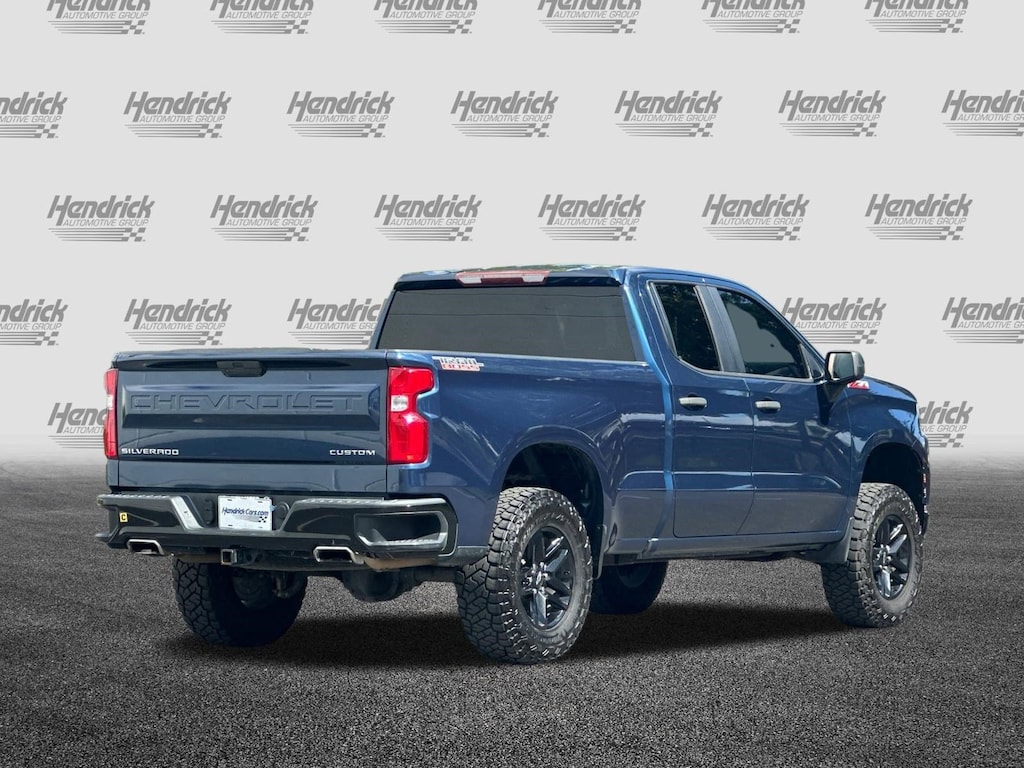 Used 2019 Chevrolet Silverado 1500 Custom Trail Boss 4WD Double Cab Truck Double Cab