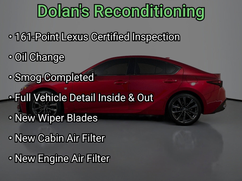 Certified 2025 Lexus IS 350 F SPORT AWD Sedan