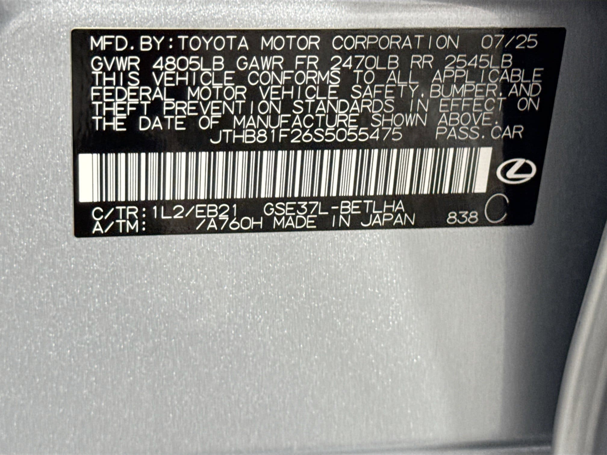 2025 Lexus IS 300 F SPORT DESIGN - Photo 43