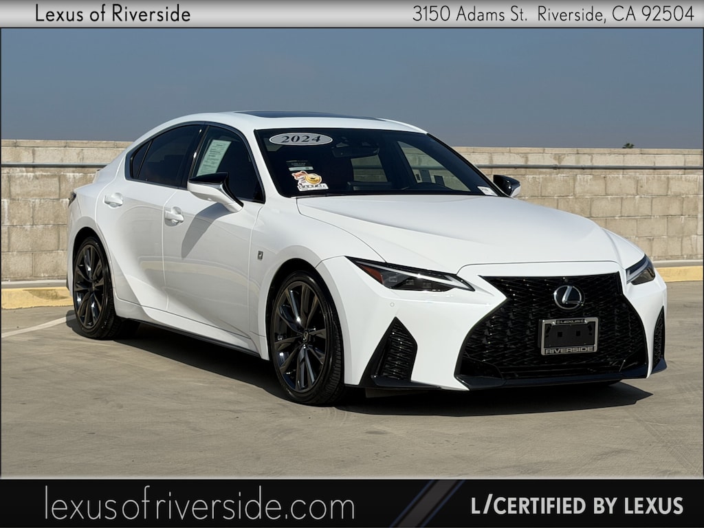 Certified 2024 Lexus IS 350 F SPORT Sedan