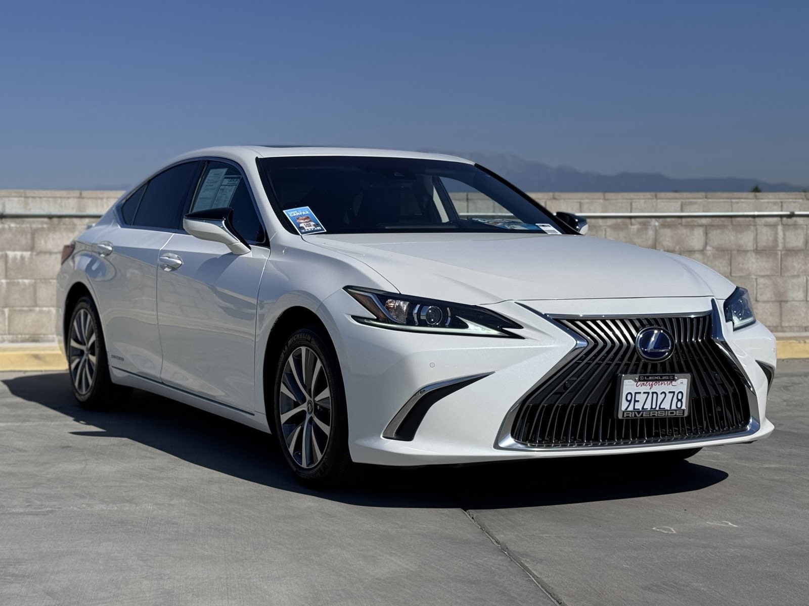 Used 2020 Lexus ES Hybrid 300h with VIN 58AD21B13LU005007 for sale in Riverside, CA