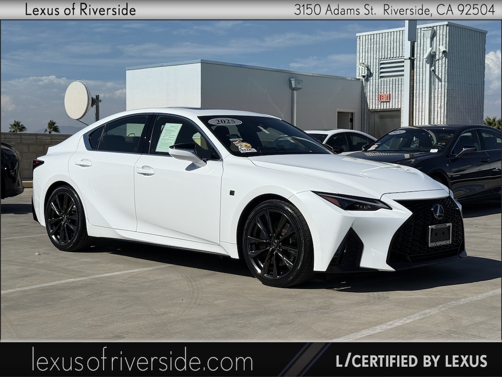 Certified 2025 Lexus IS 350 F SPORT Design Sedan