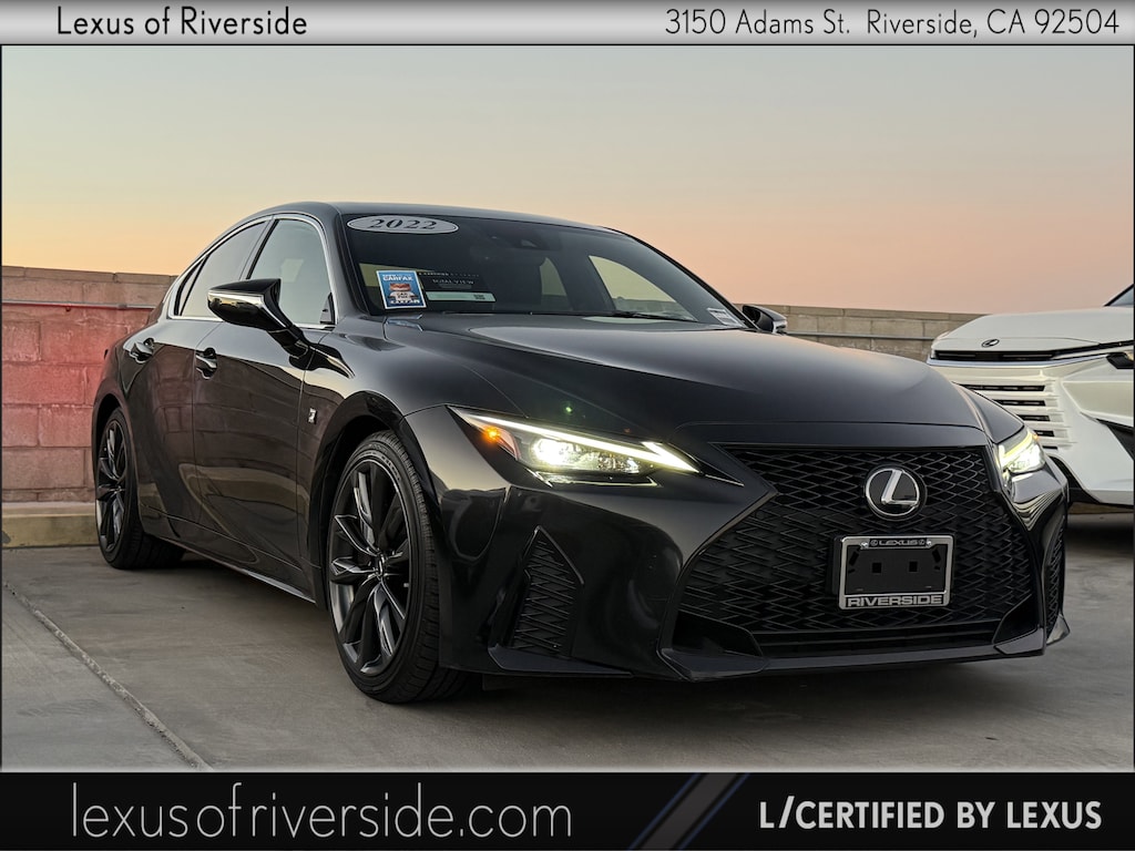 Certified 2022 Lexus IS 350 F SPORT Sedan