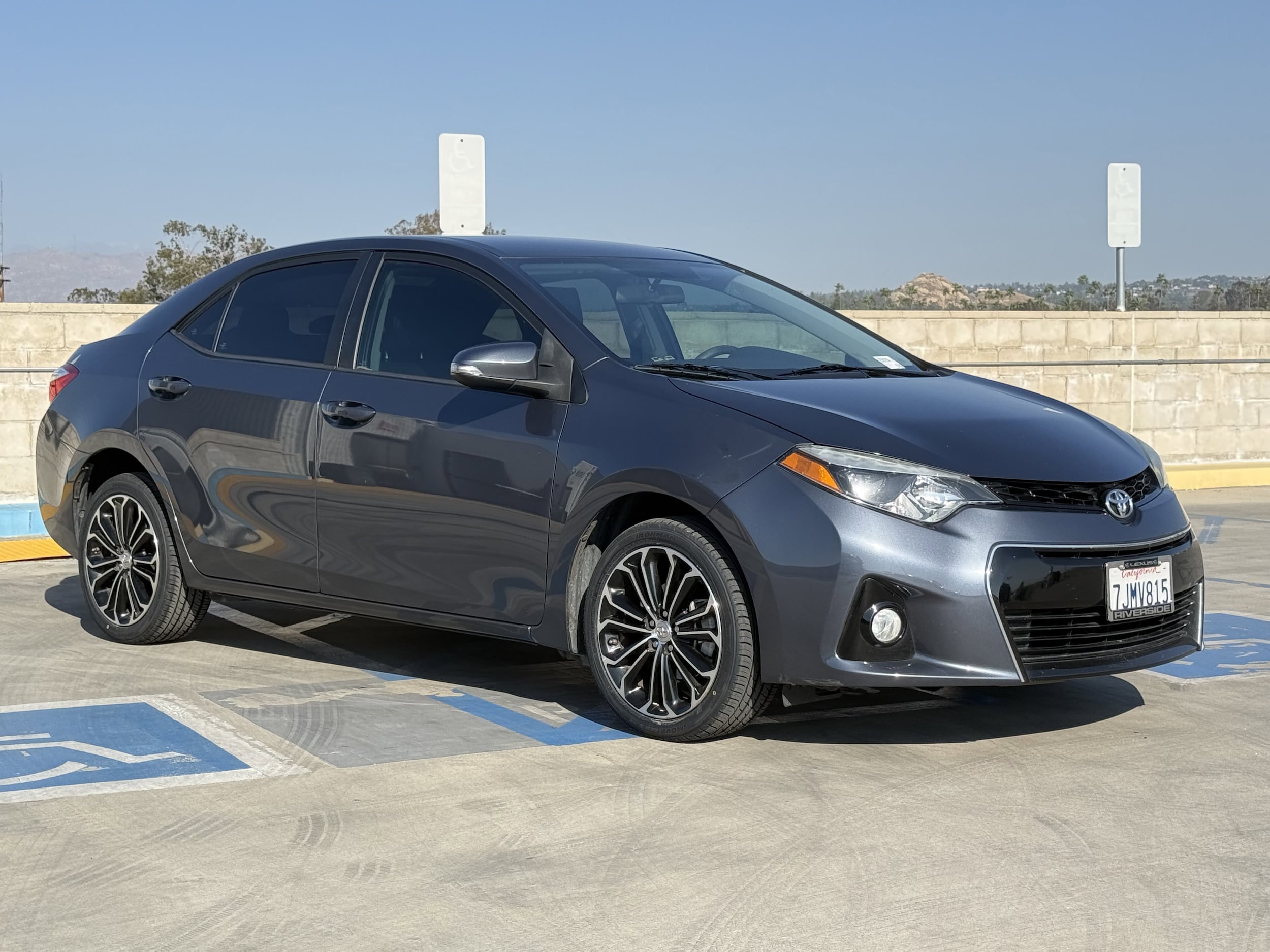 Used 2015 Toyota Corolla S Plus with VIN 5YFBURHEXFP233836 for sale in Riverside, CA