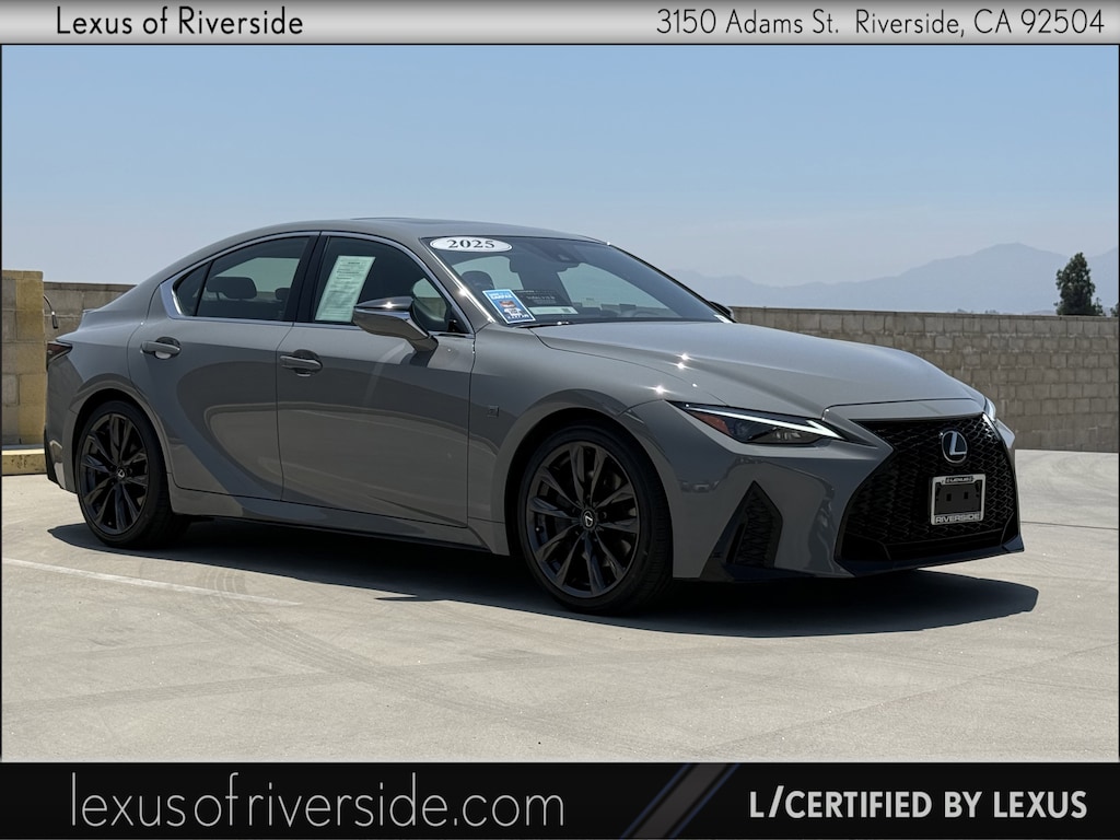 Certified 2025 Lexus IS 350 F SPORT Design Sedan
