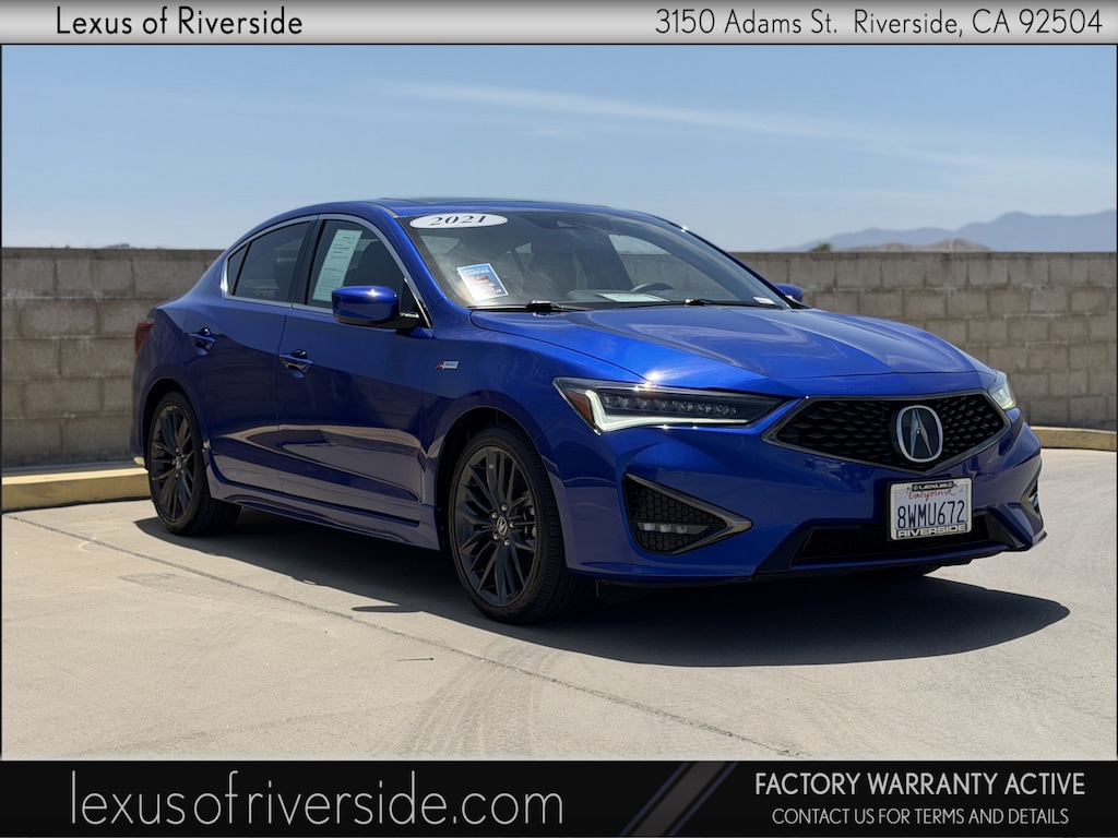 Used 2021 Acura ILX Premium & A-Spec Packages Sedan