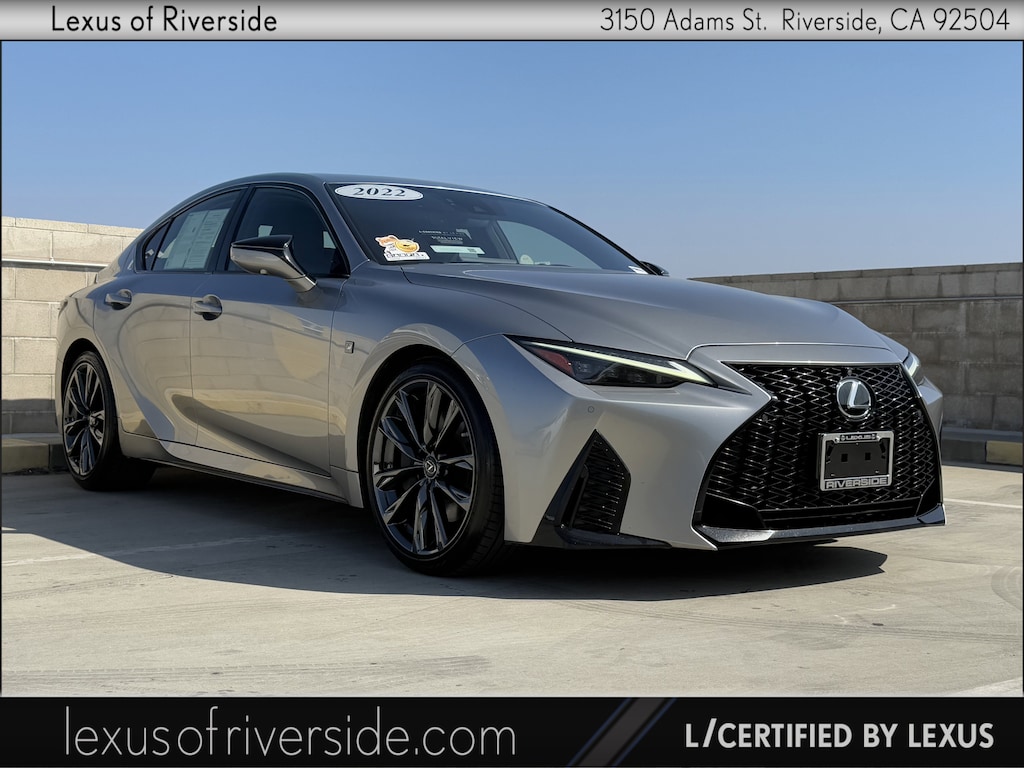 Certified 2022 Lexus IS 350 F SPORT Sedan