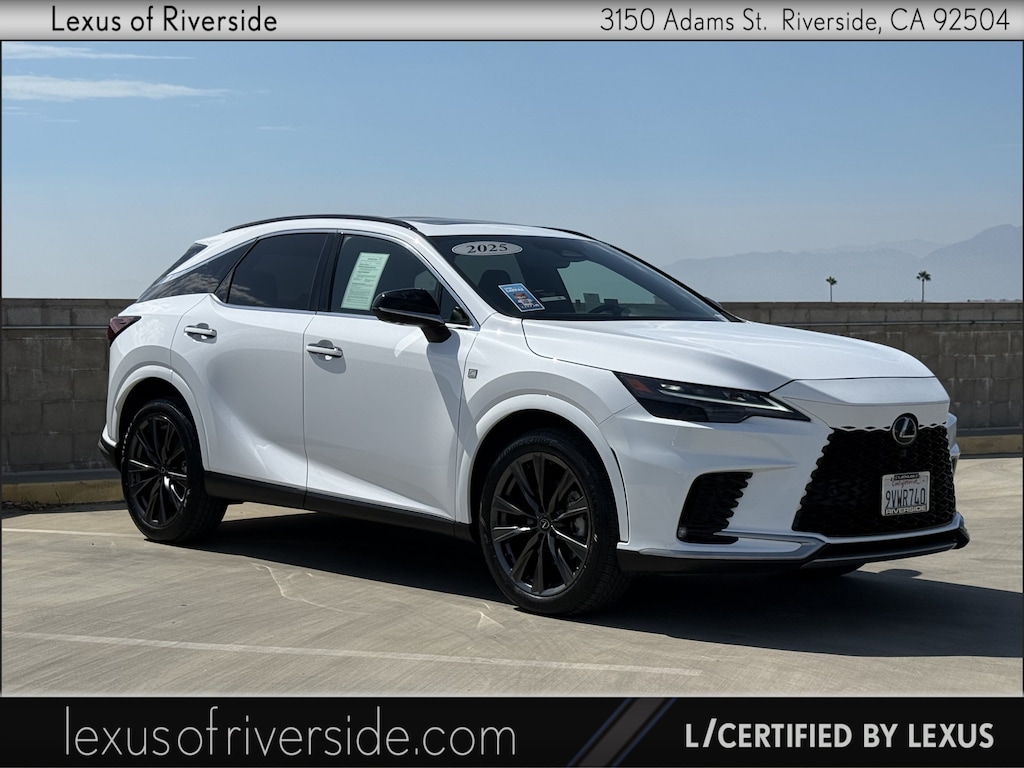Certified 2025 Lexus RX 350 F SPORT Design SUV