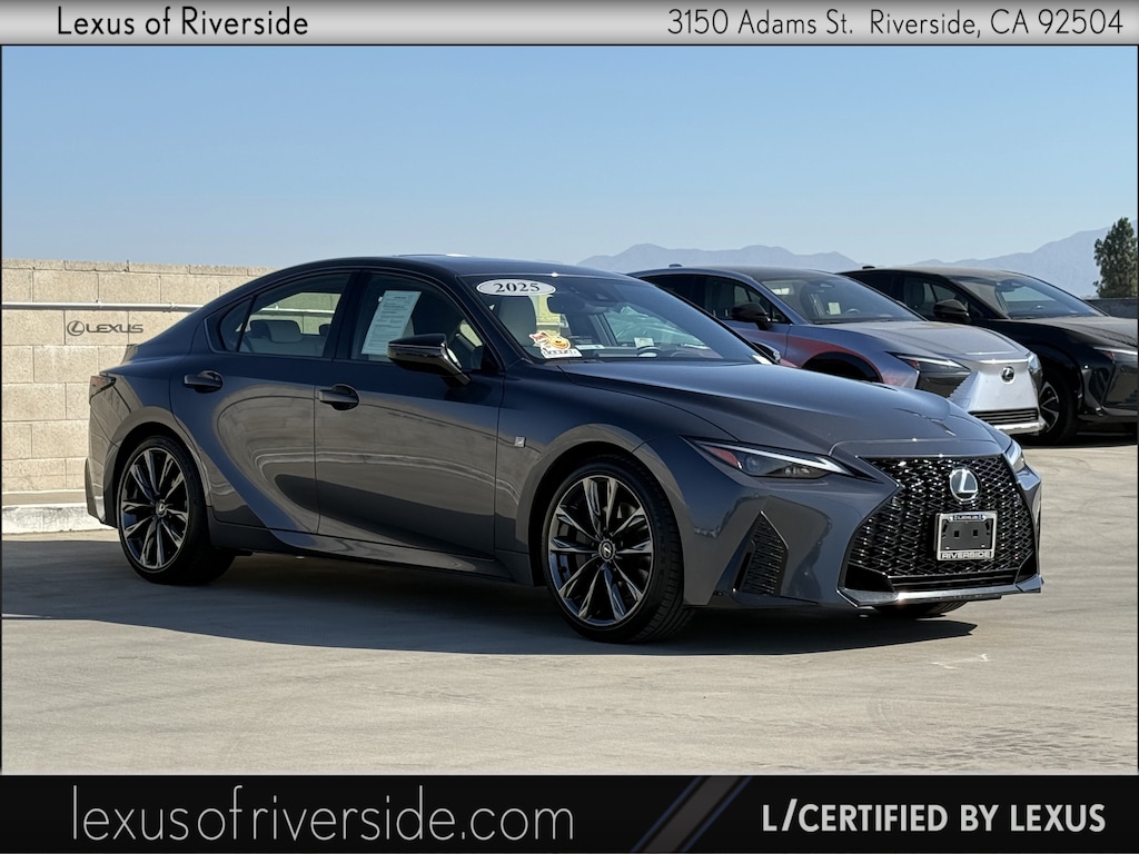 Certified 2025 Lexus IS 350 F SPORT Sedan