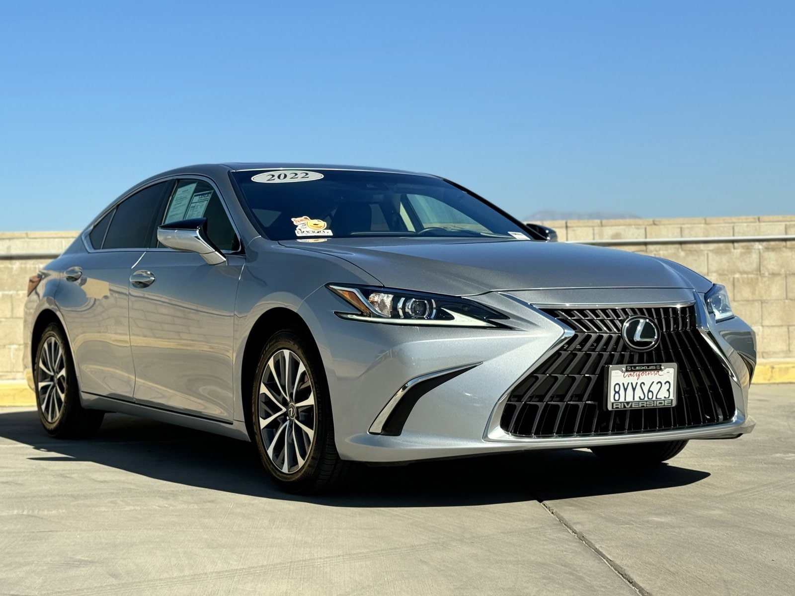 Used 2022 Lexus ES 350 with VIN 58ACZ1B15NU113526 for sale in Riverside, CA