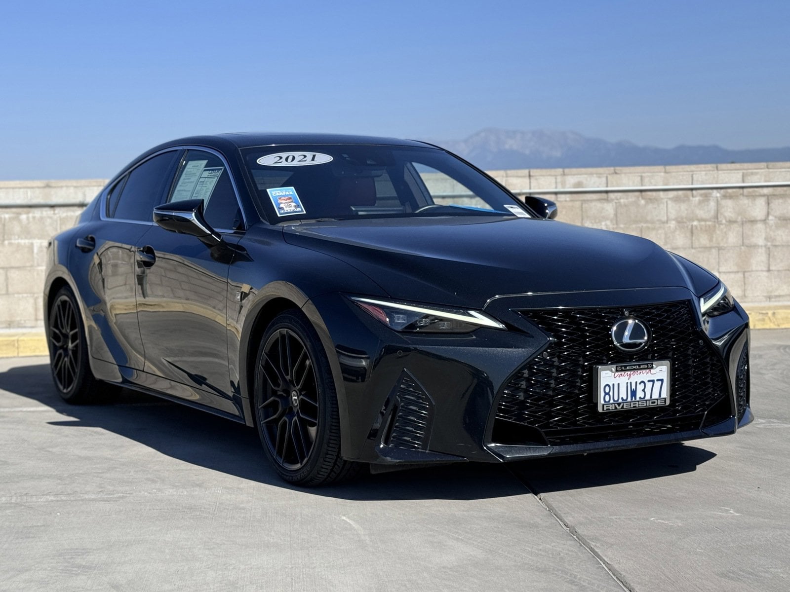 Used 2021 Lexus IS 350 F SPORT with VIN JTHGZ1B26M5038106 for sale in Riverside, CA