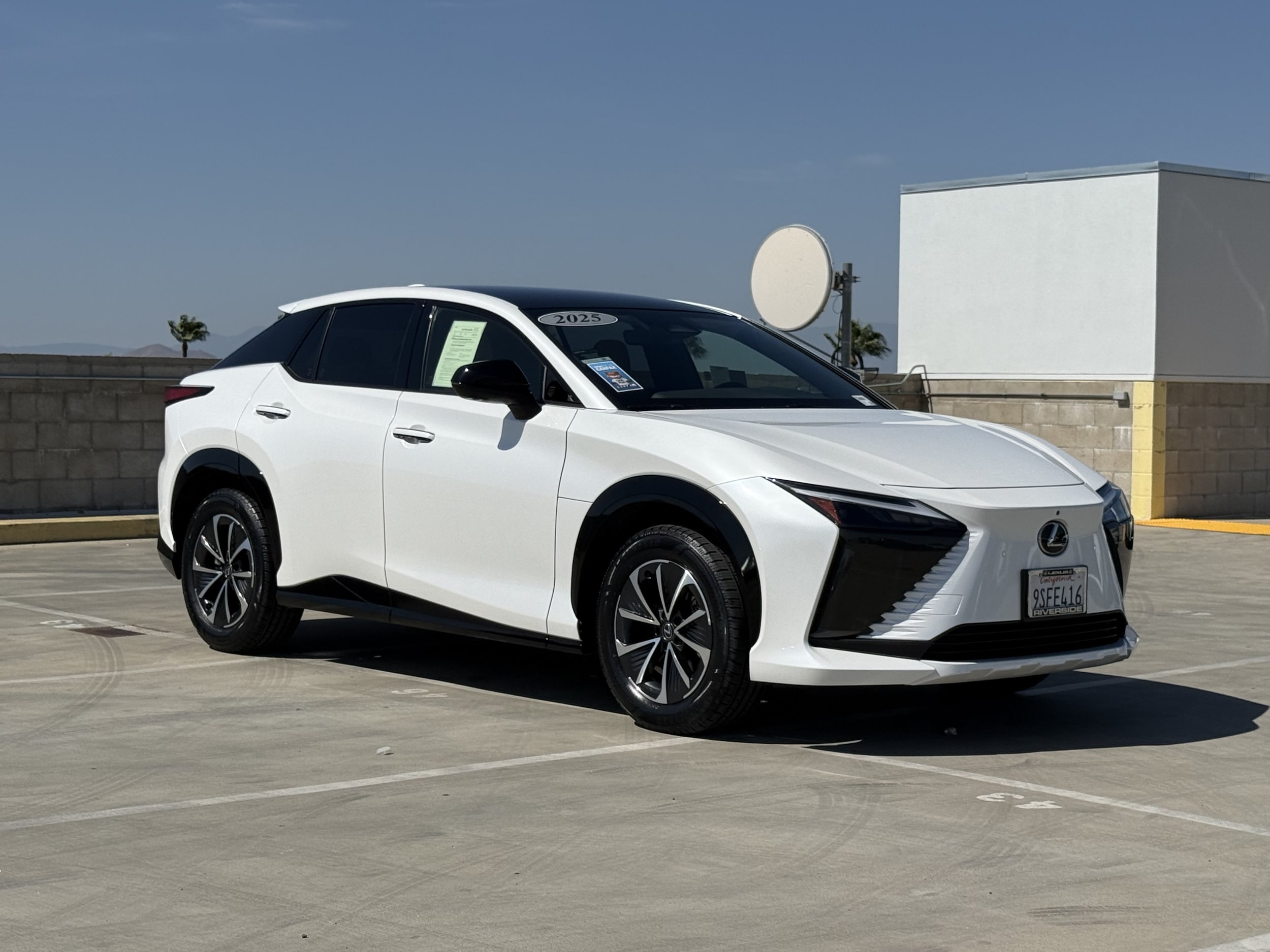 Certified 2025 Lexus RZ Premium with VIN JTJABABB2SA007982 for sale in Riverside, CA