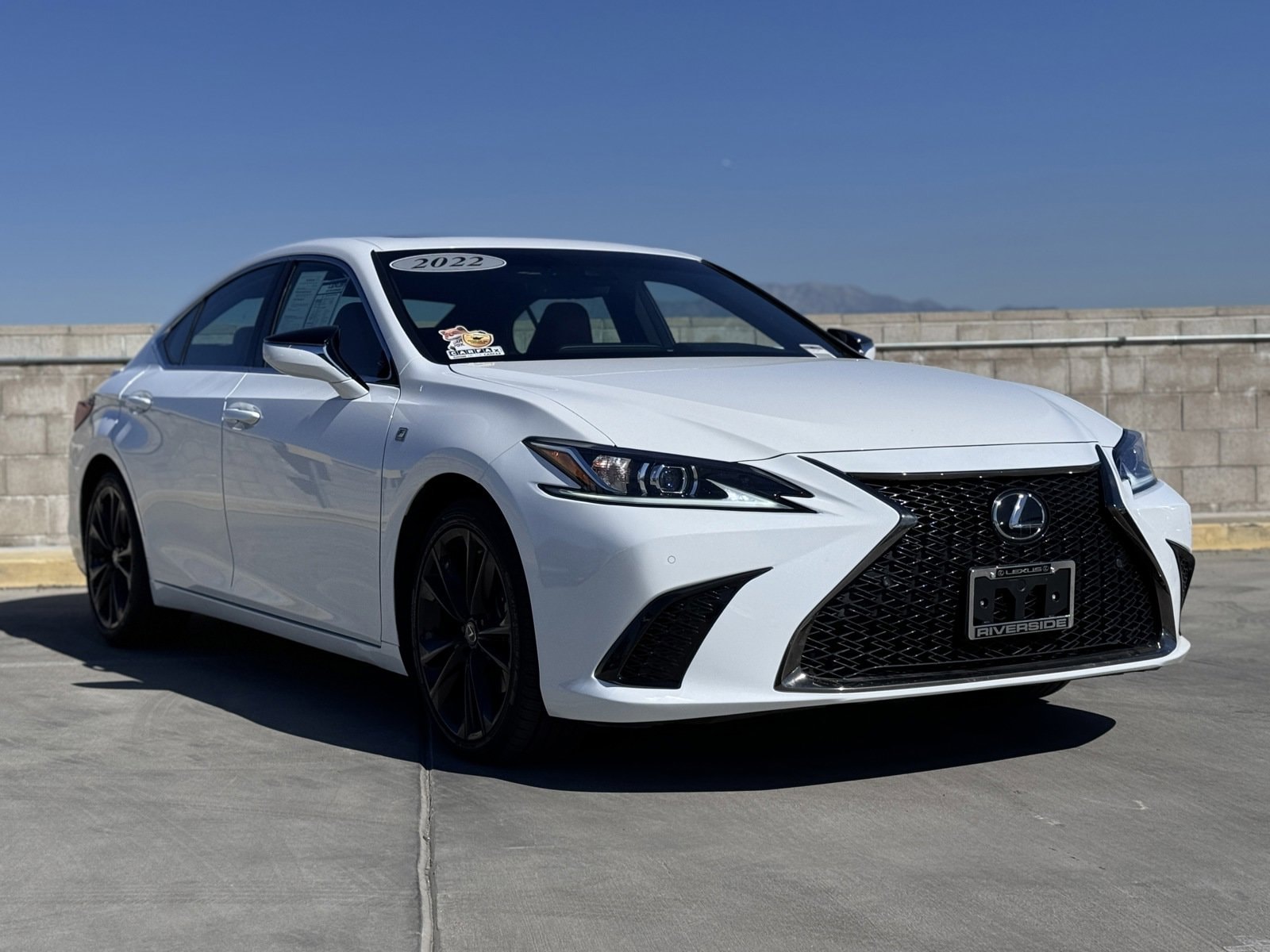 Used 2022 Lexus ES F SPORT with VIN 58AGZ1B15NU121790 for sale in Riverside, CA