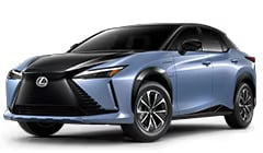 light blue 2025 lexus RZ