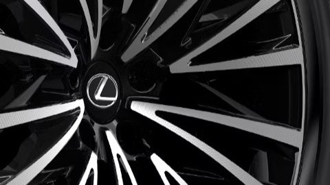 2026 Lexus LS 500 Heritage Edition 20-inch split-20-spoke noise-reduction wheel