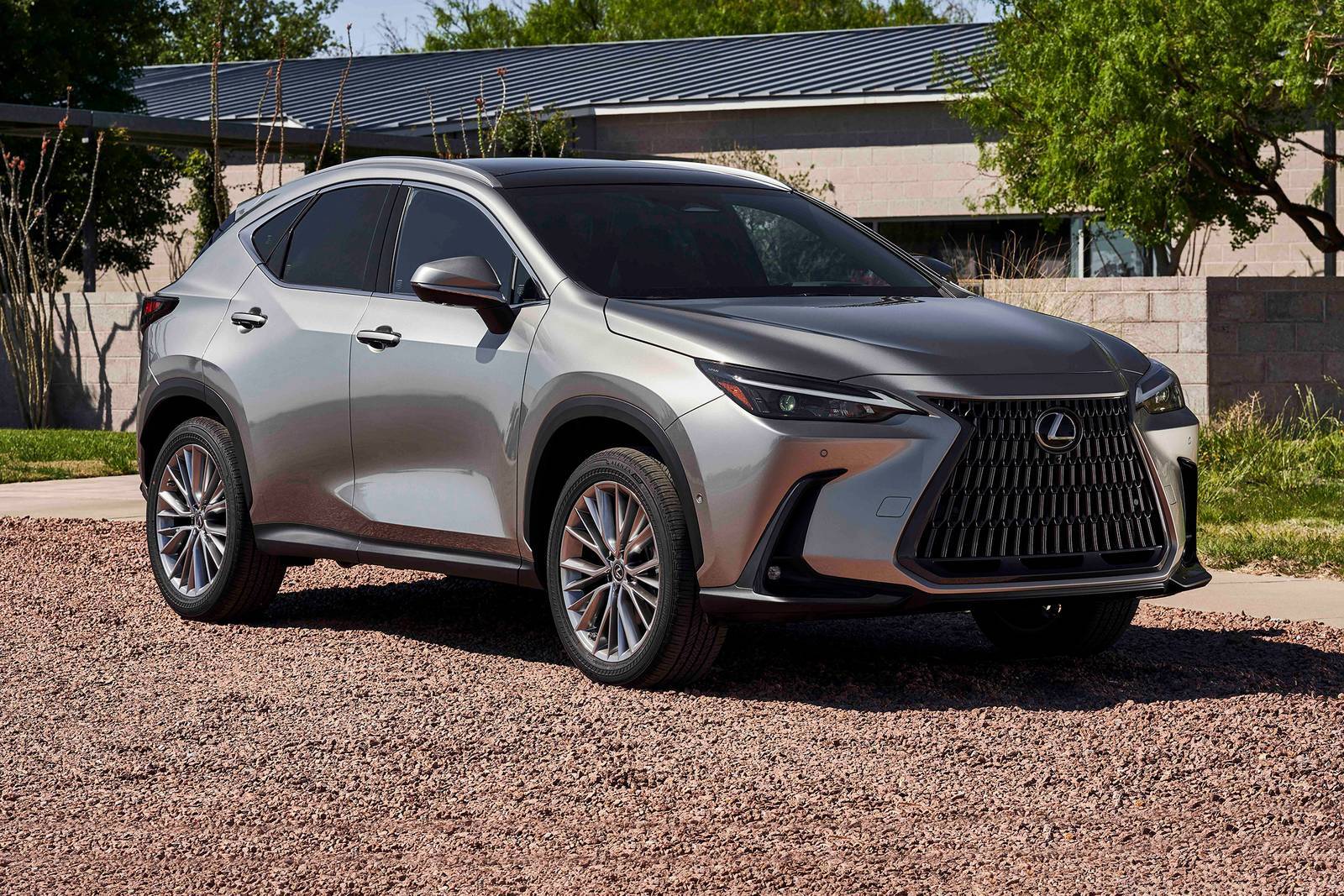  A lexus nx 350h sitting parked.