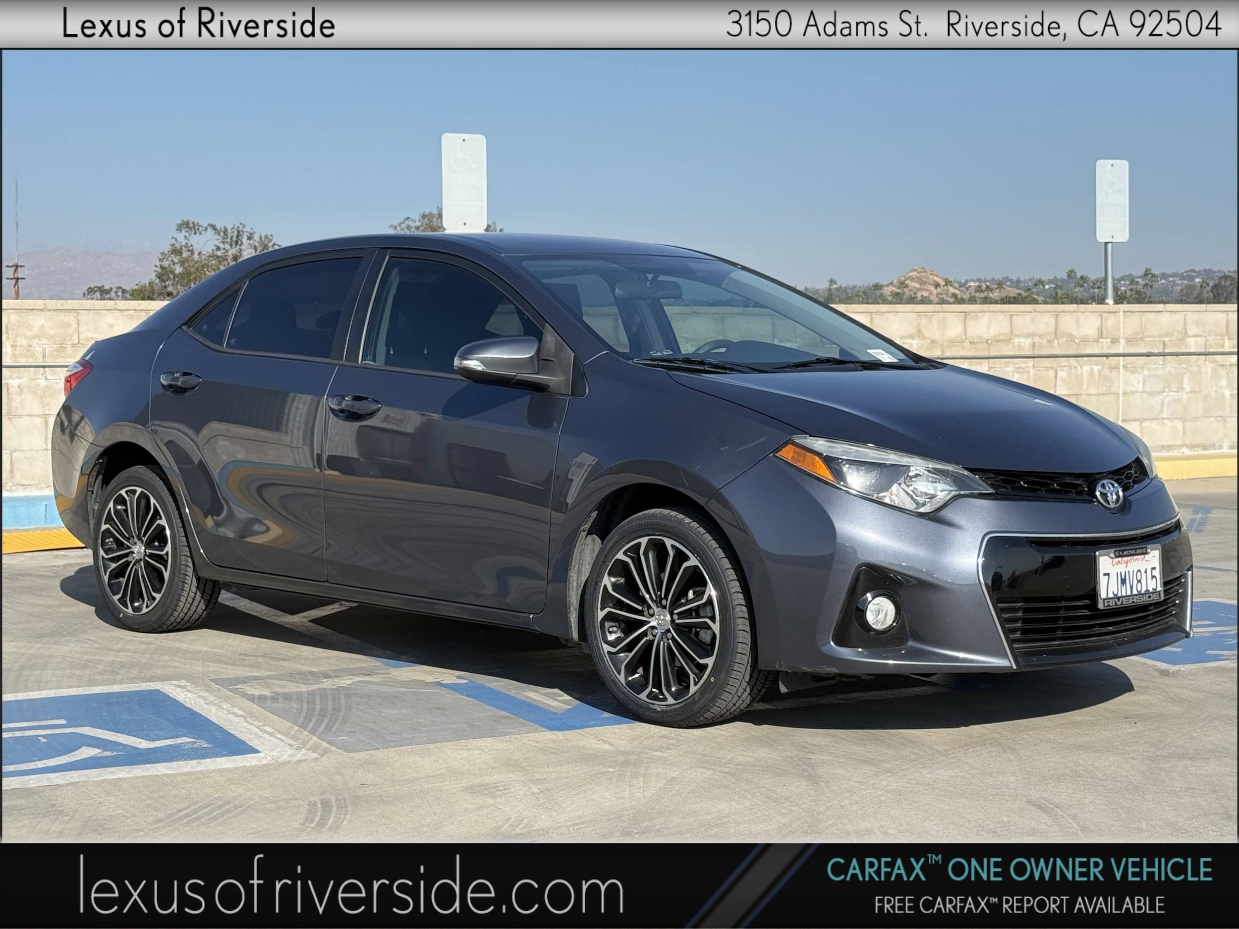 2015 Toyota Corolla S Plus