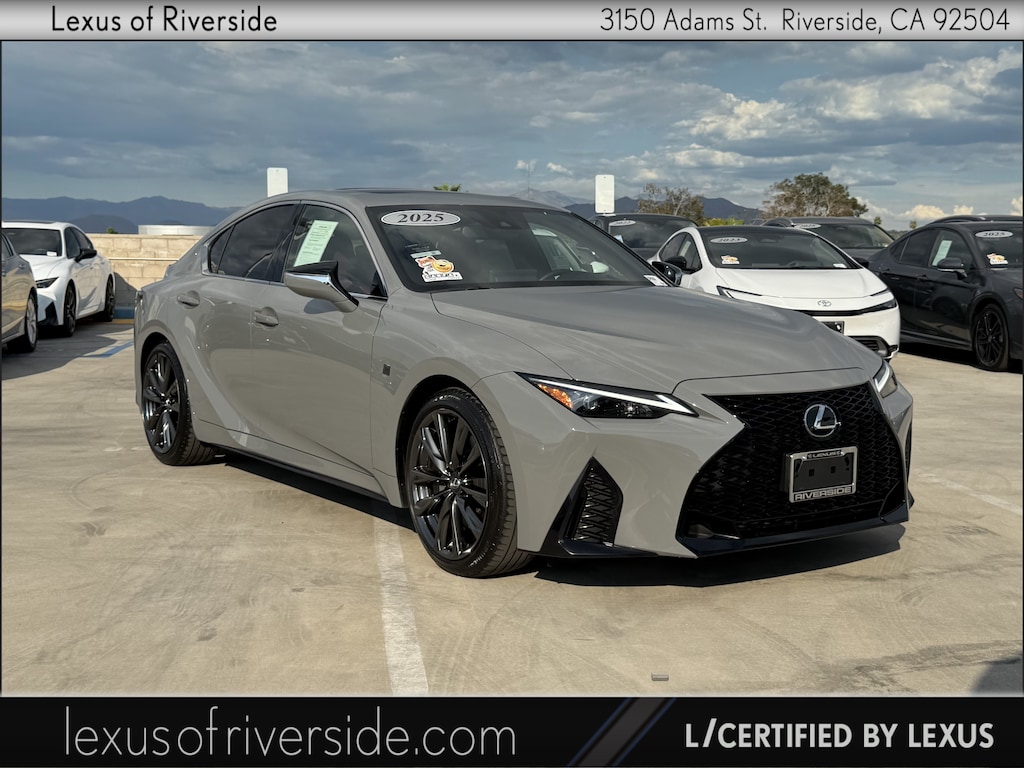 Certified 2025 Lexus IS 350 F SPORT Design Sedan