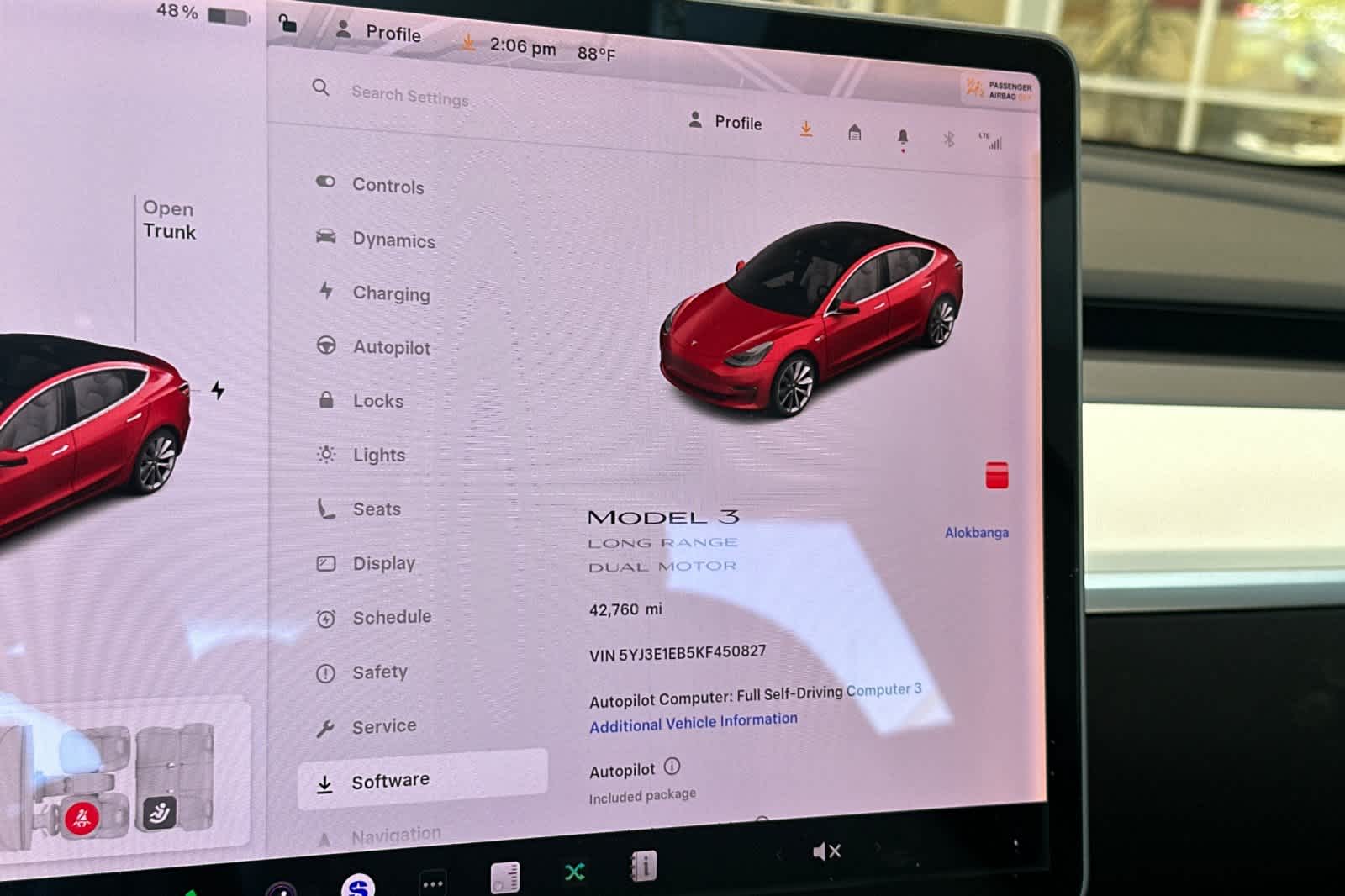 2019 Tesla Model 3 Long Range 30