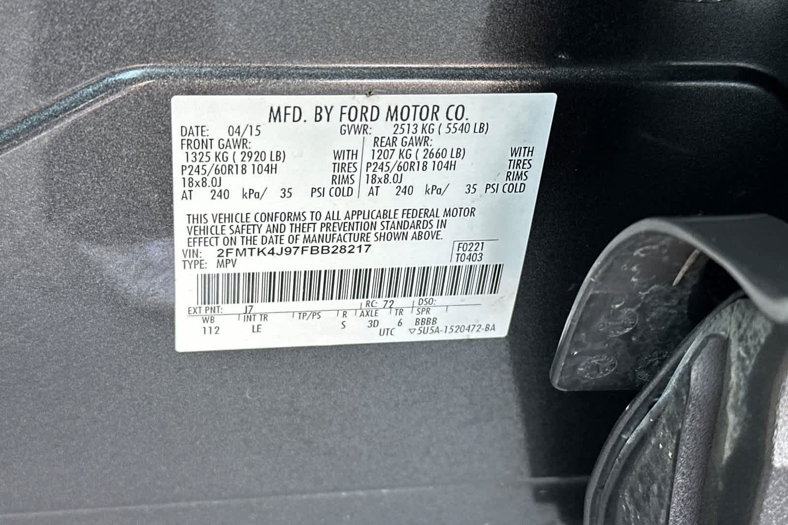 Thumbnail: 2015 Ford Edge - 35