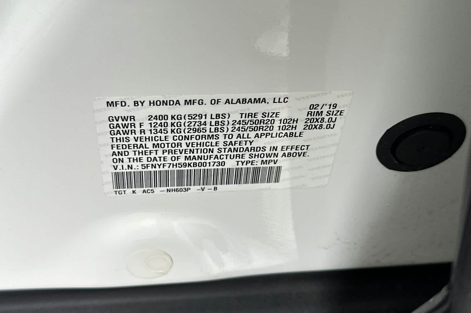 Thumbnail: 2019 Honda Passport - 34