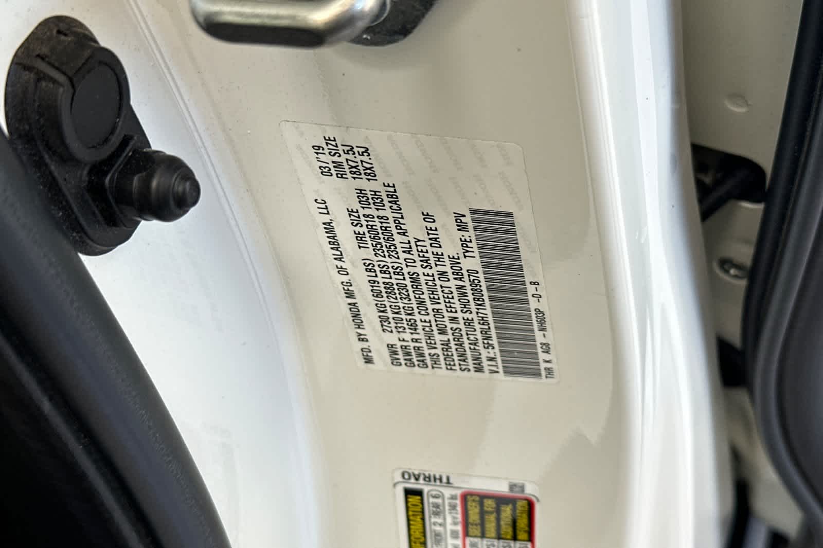 2019 Honda Odyssey EX-L 33