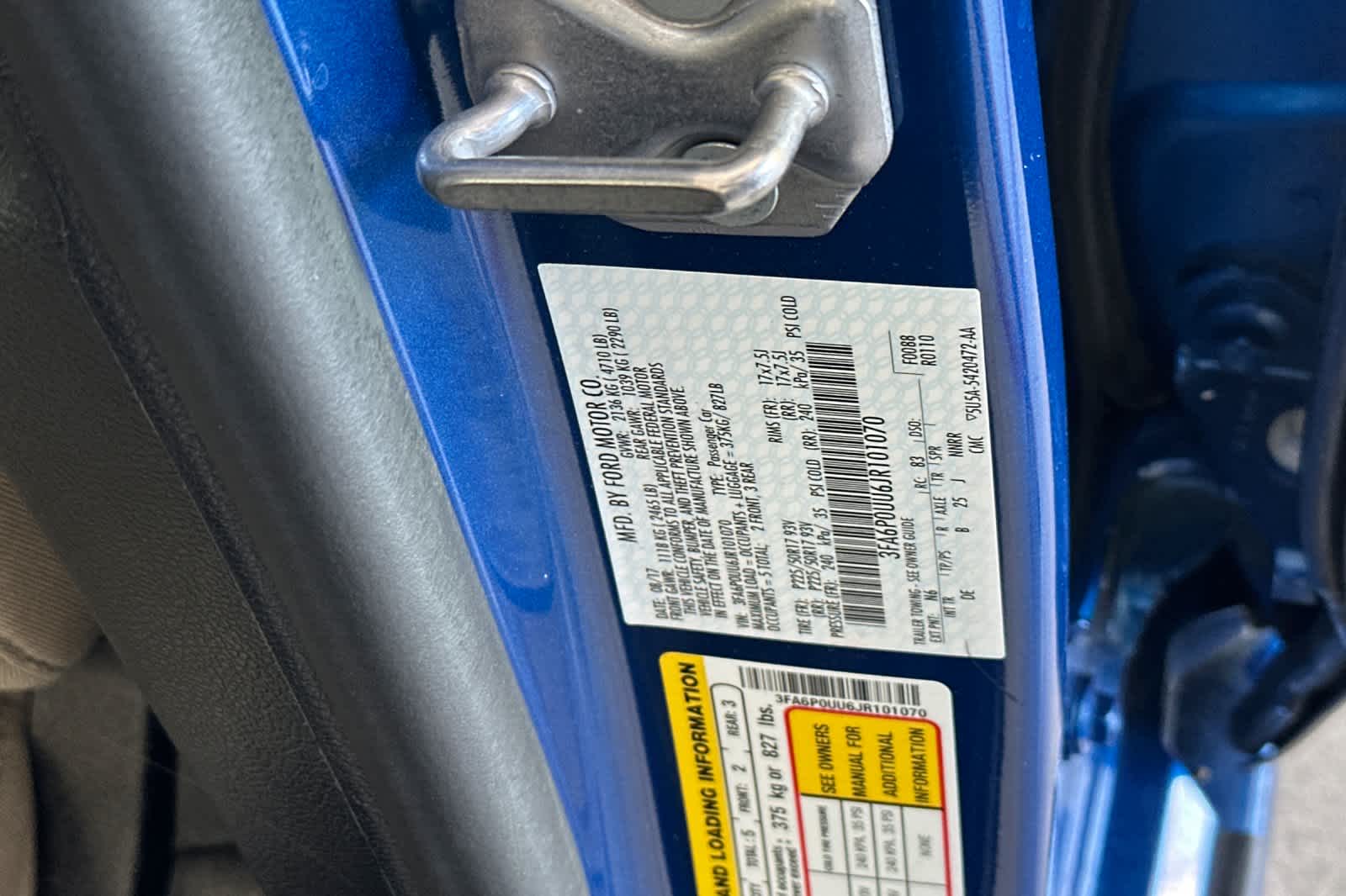 2018 Ford Fusion S 31