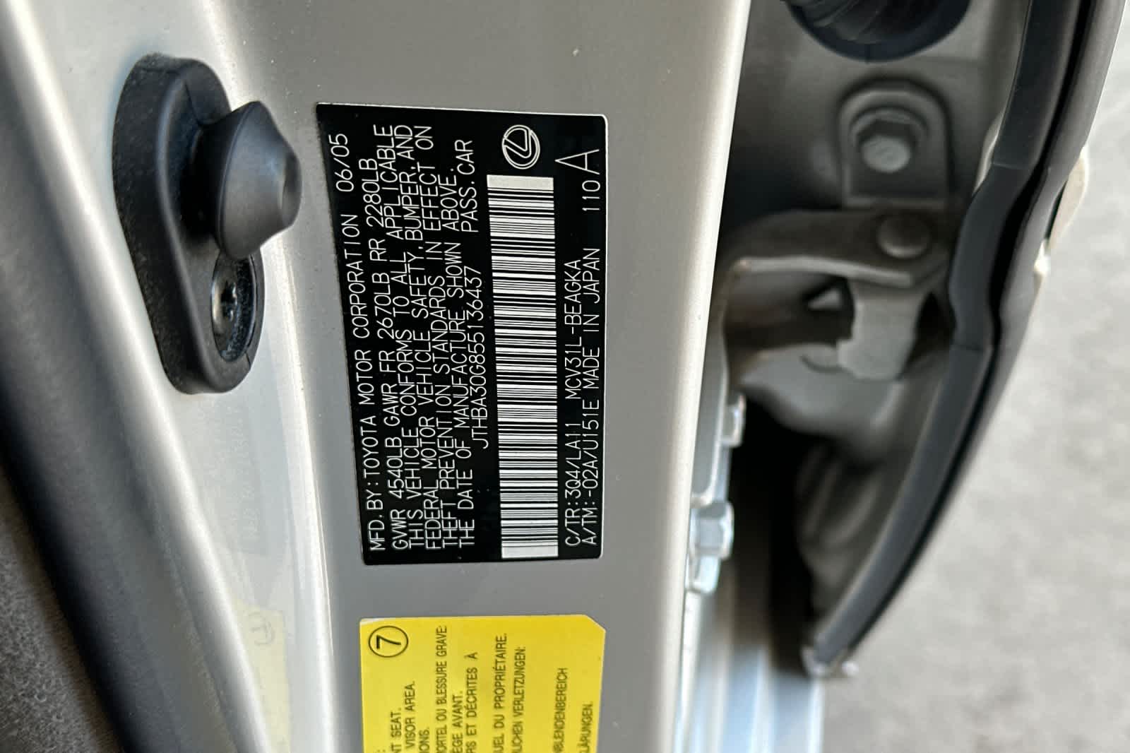 Thumbnail: 2005 Lexus ES - 30