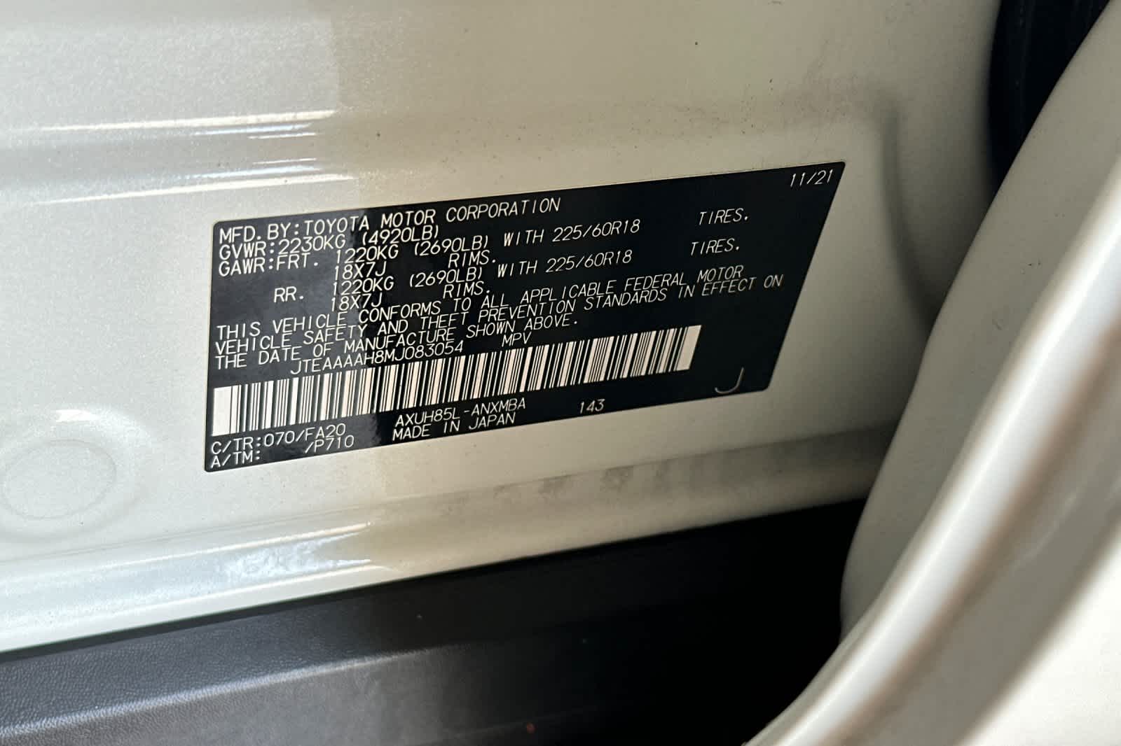 Thumbnail: 2021 Toyota Venza - 33
