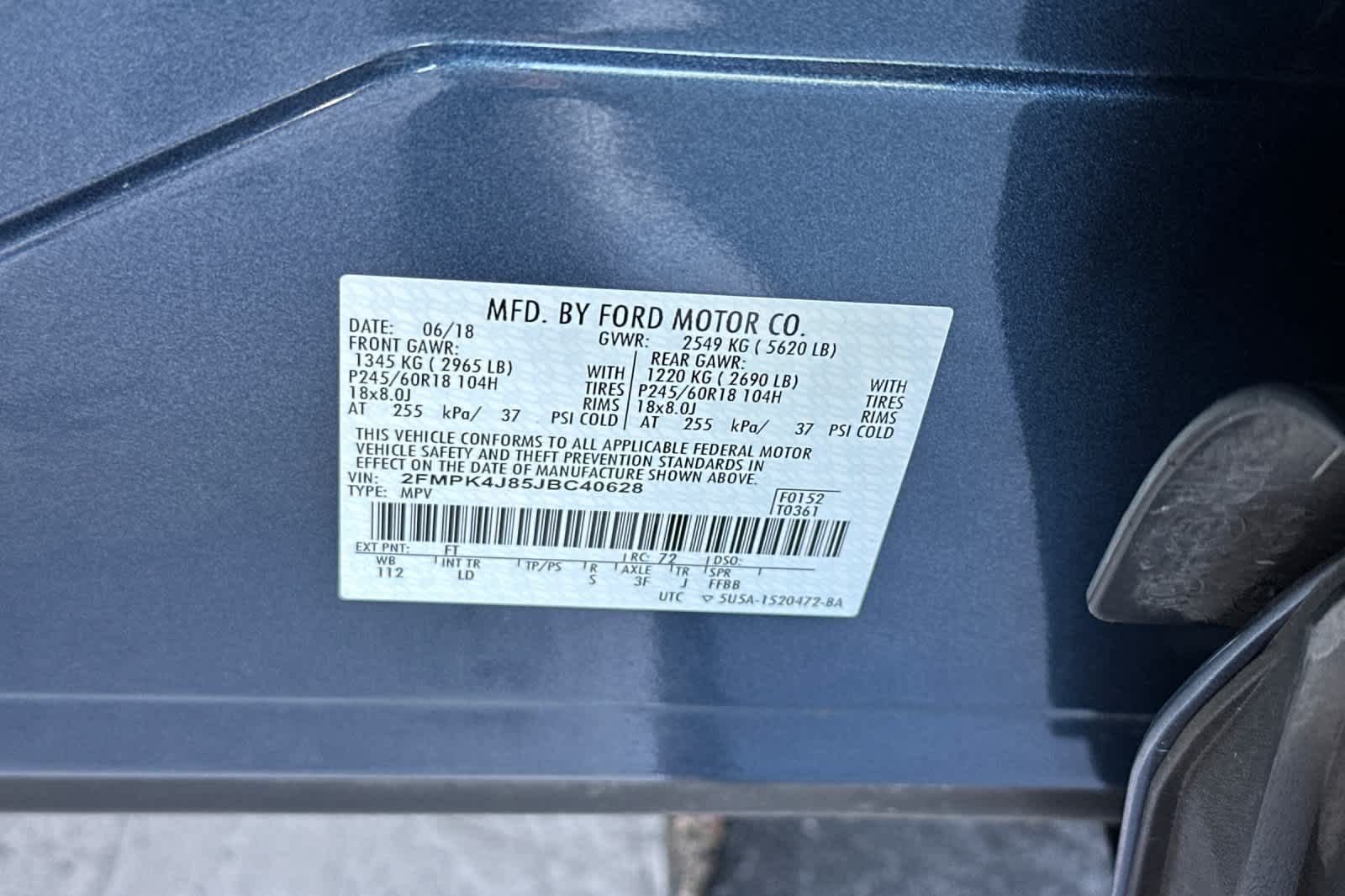 2018 Ford Edge SEL 34