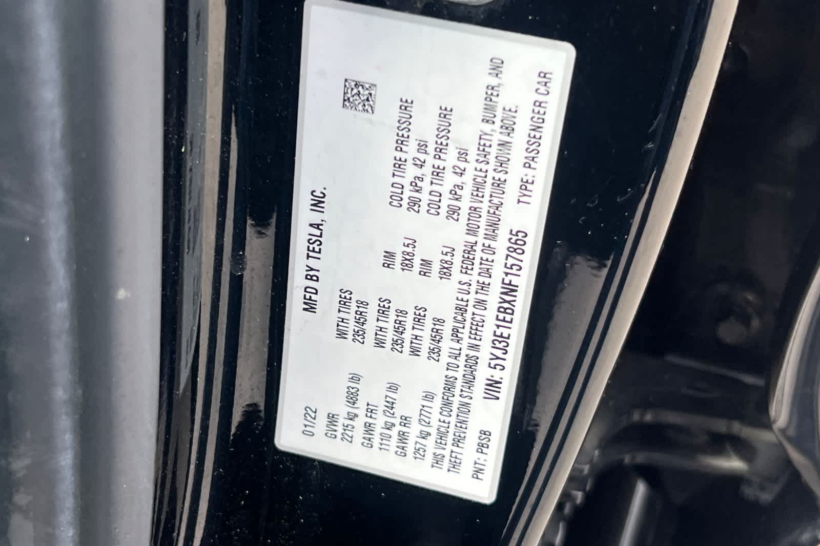 Thumbnail: 2022 Tesla Model 3 - 31