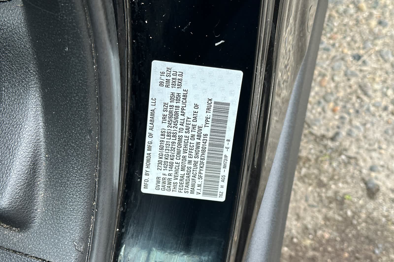 Thumbnail: 2017 Honda Ridgeline - 32