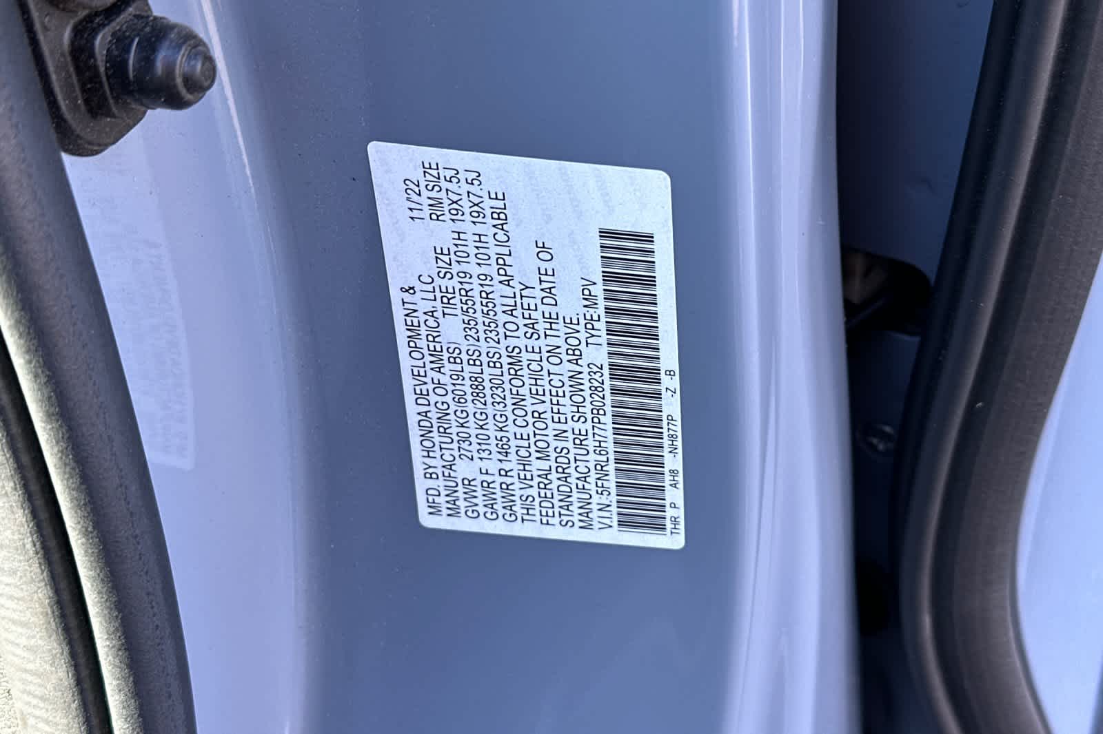 Thumbnail: 2023 Honda Odyssey - 34