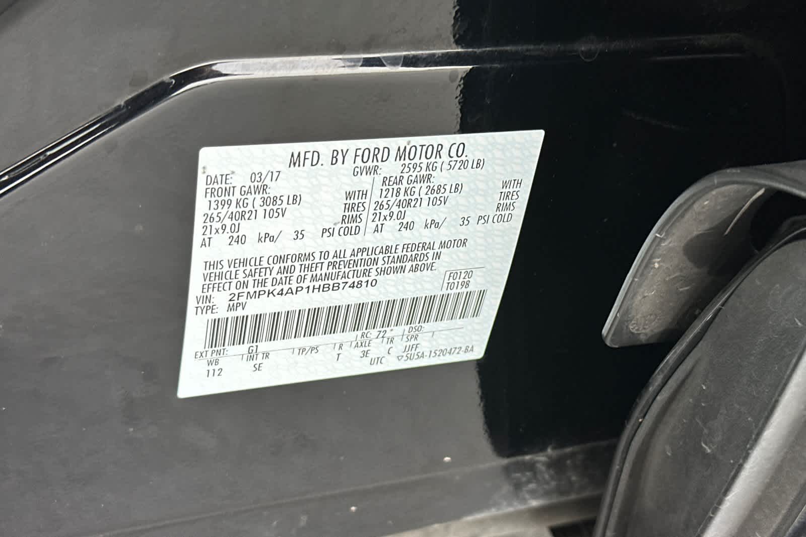 Thumbnail: 2017 Ford Edge - 35