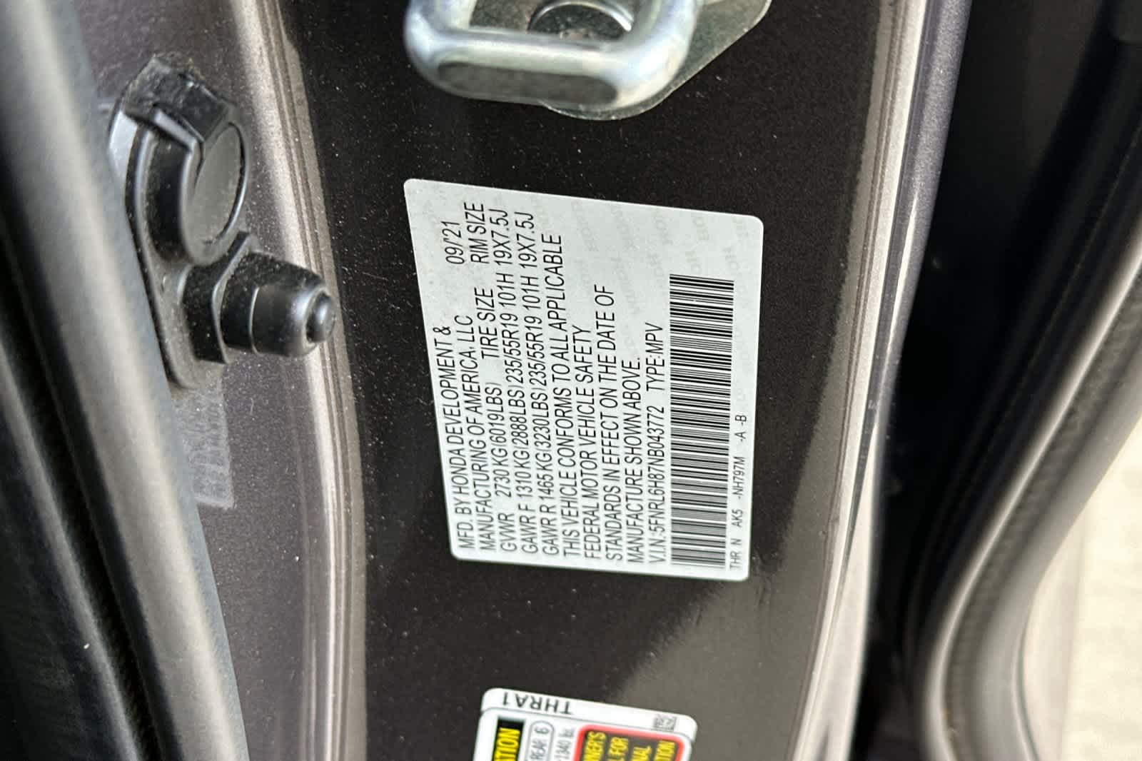 Thumbnail: 2022 Honda Odyssey - 36