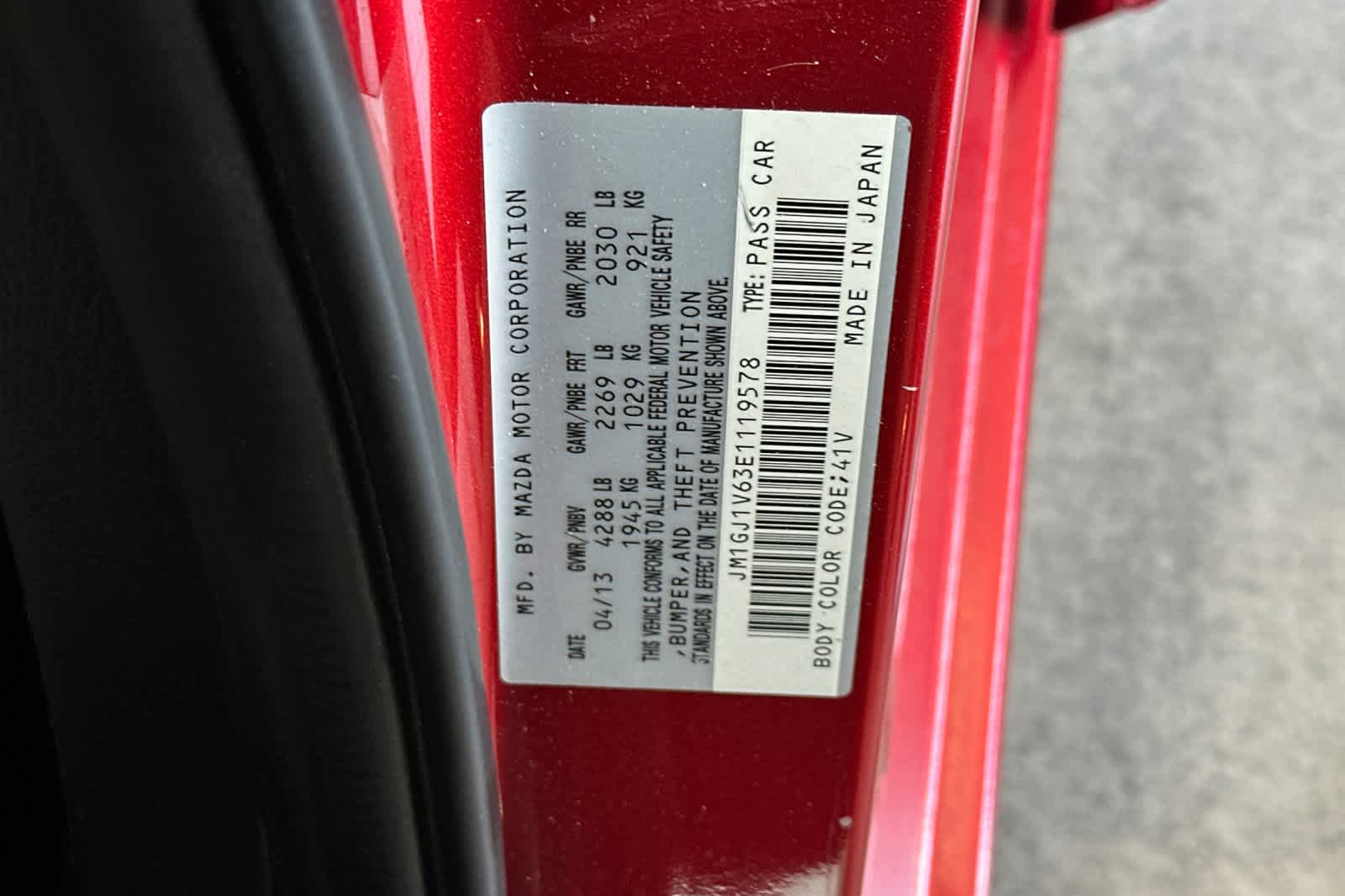 Thumbnail: 2014 Mazda Mazda6 - 33